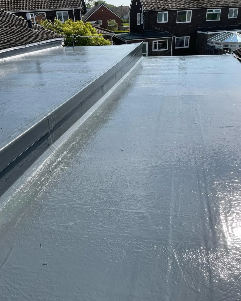 Recently completed roofing project on a Durham property